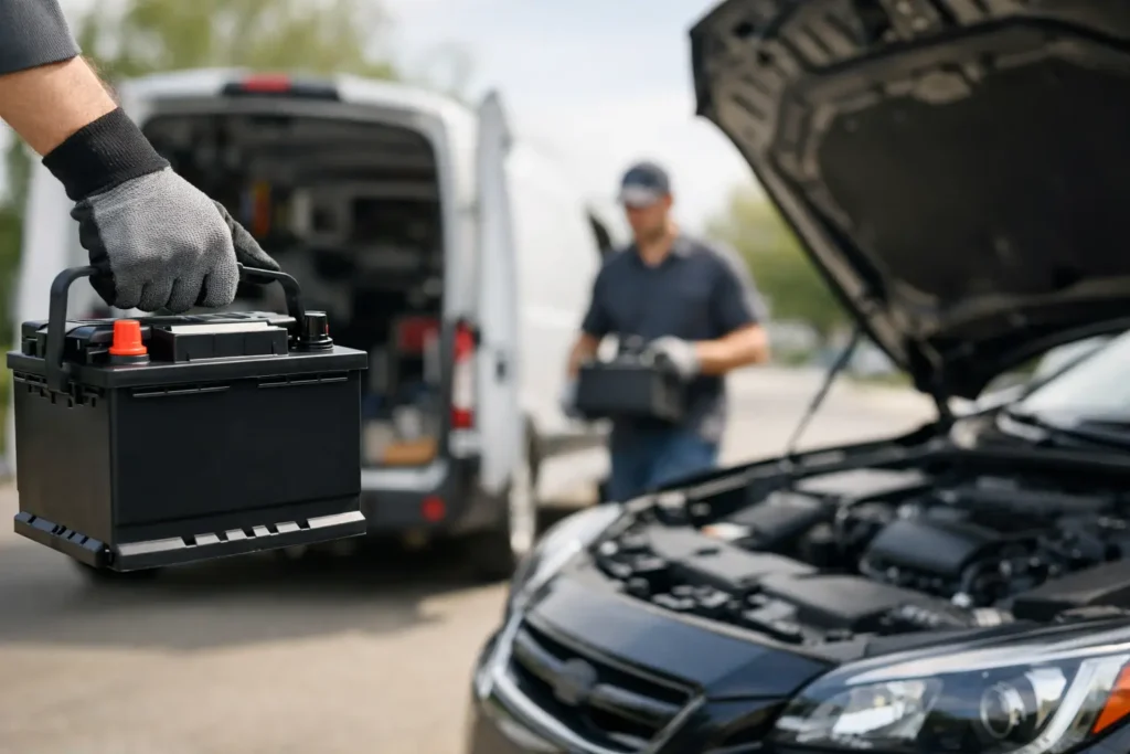 When to Use a Car Battery Delivery Service