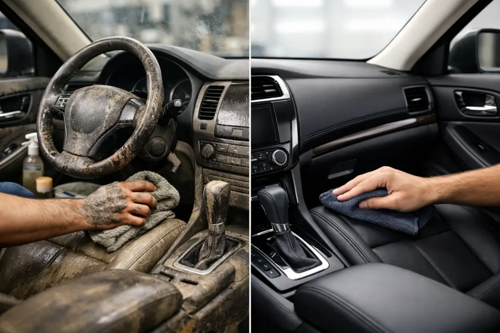 Car Interior Restoration Example That Works